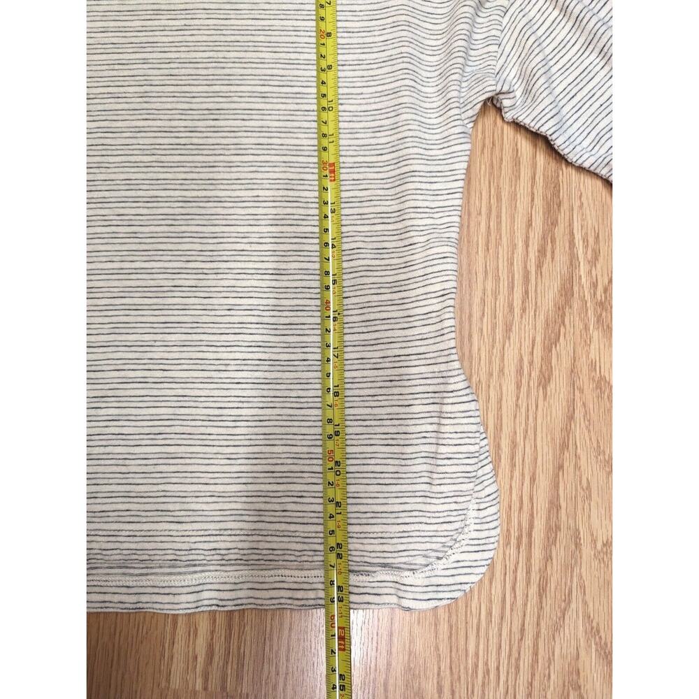 Madewell Audio Top Belridge Stripe Size Small Ivory - Picture 9 of 9